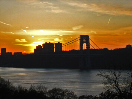 fort tryon sunset